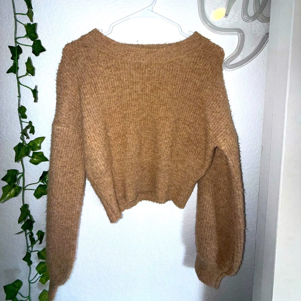 Forever 21 Brown Knit Sweater – Size M